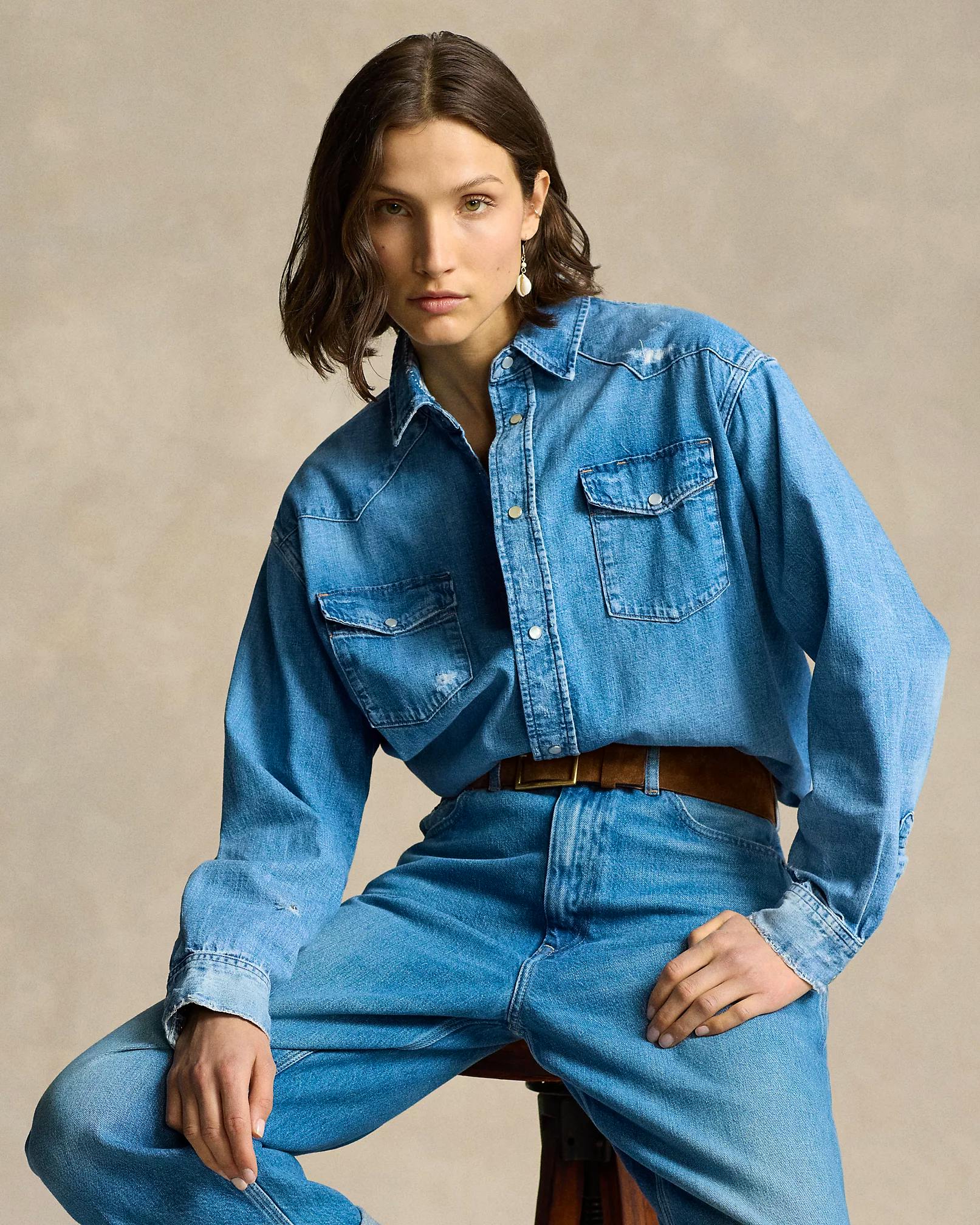 Ralph Lauren Denim Western Shirt, £229