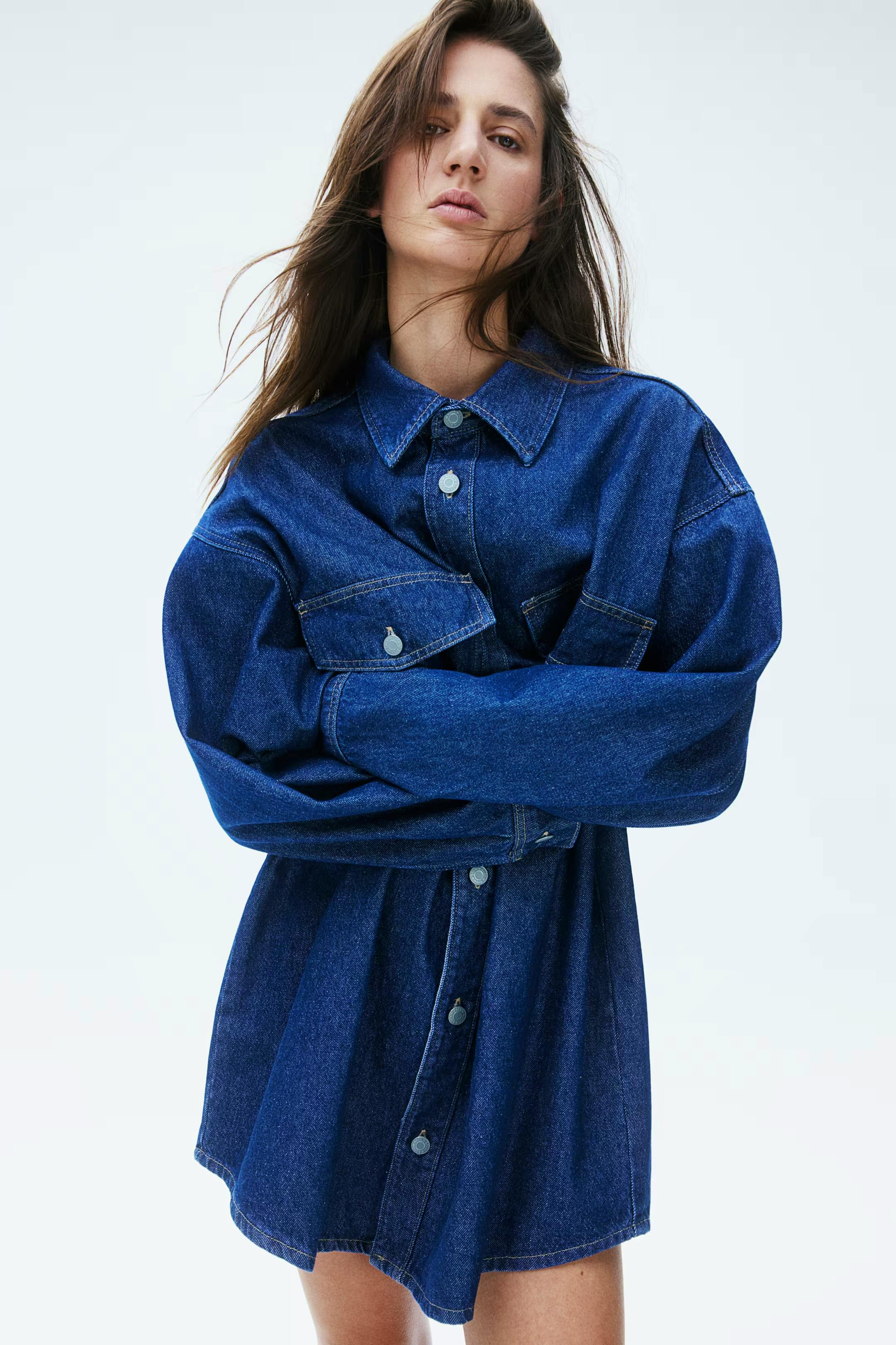 H&M Oversized Denim Shirt, £38