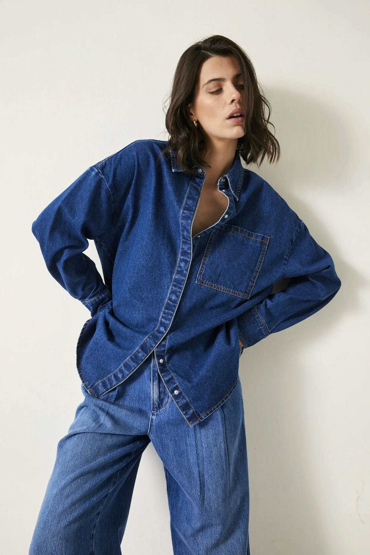 Hush Deanna Relaxed Denim Shirt, £79