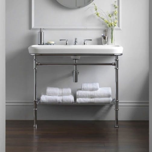 Sanctuary Bathrooms Victoria + Albert Metallo Washstand & Basin, £1,858
