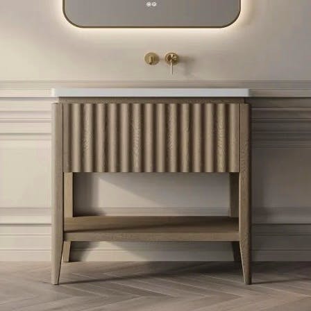Aquaroc Kensington Vanity Unit & Stone Basin, £1,095