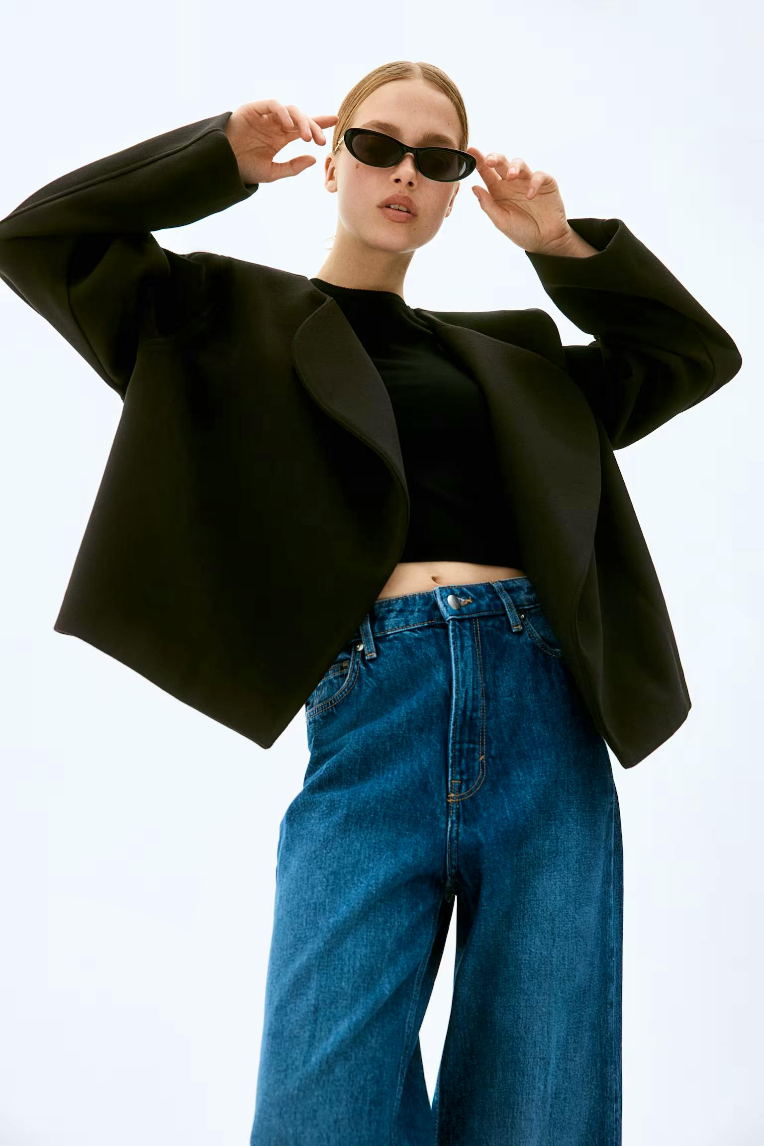 H&M Shawl Collared Felted Jacket, £29.99