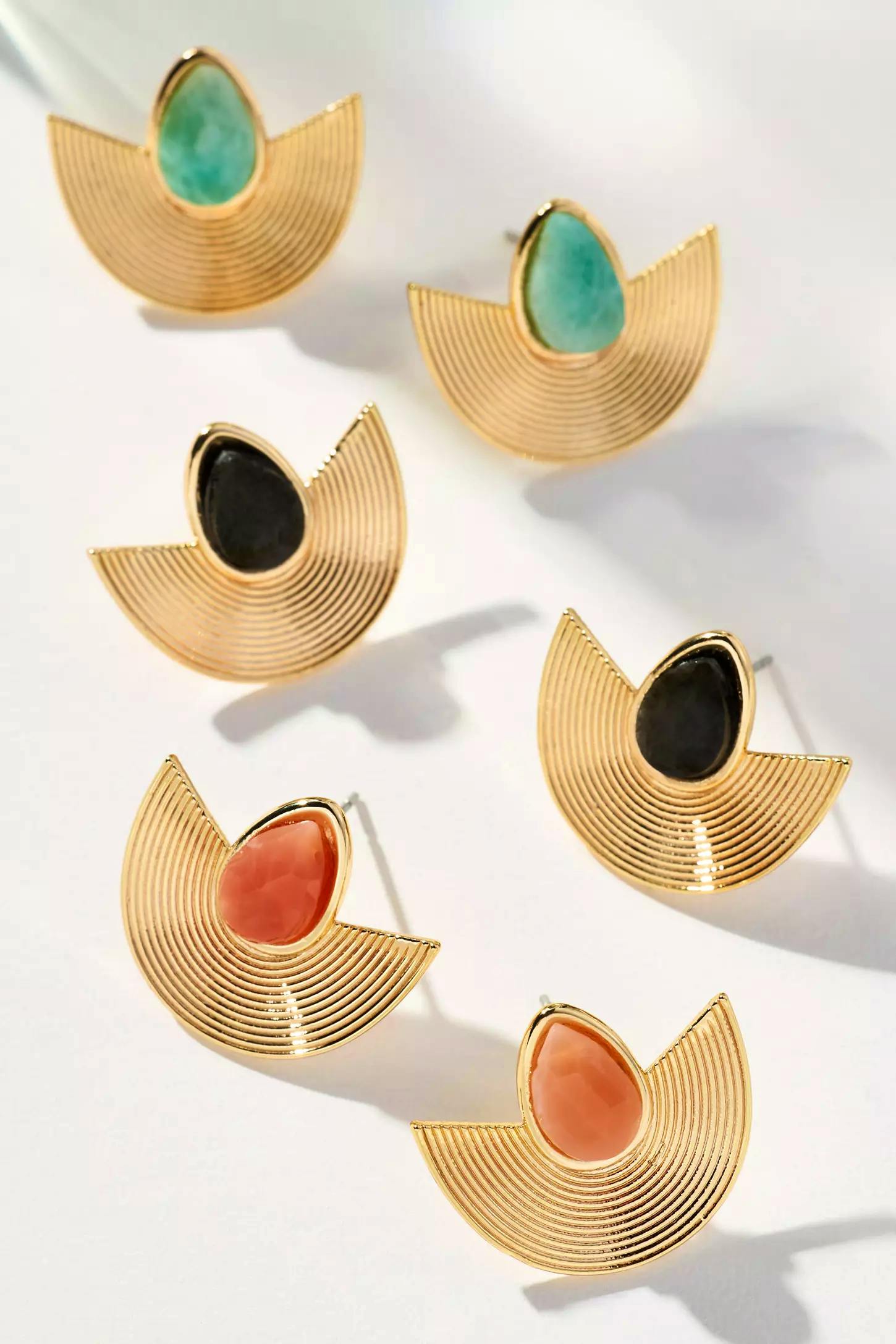 Anthropologie Half-Moon Post Earrings, £48