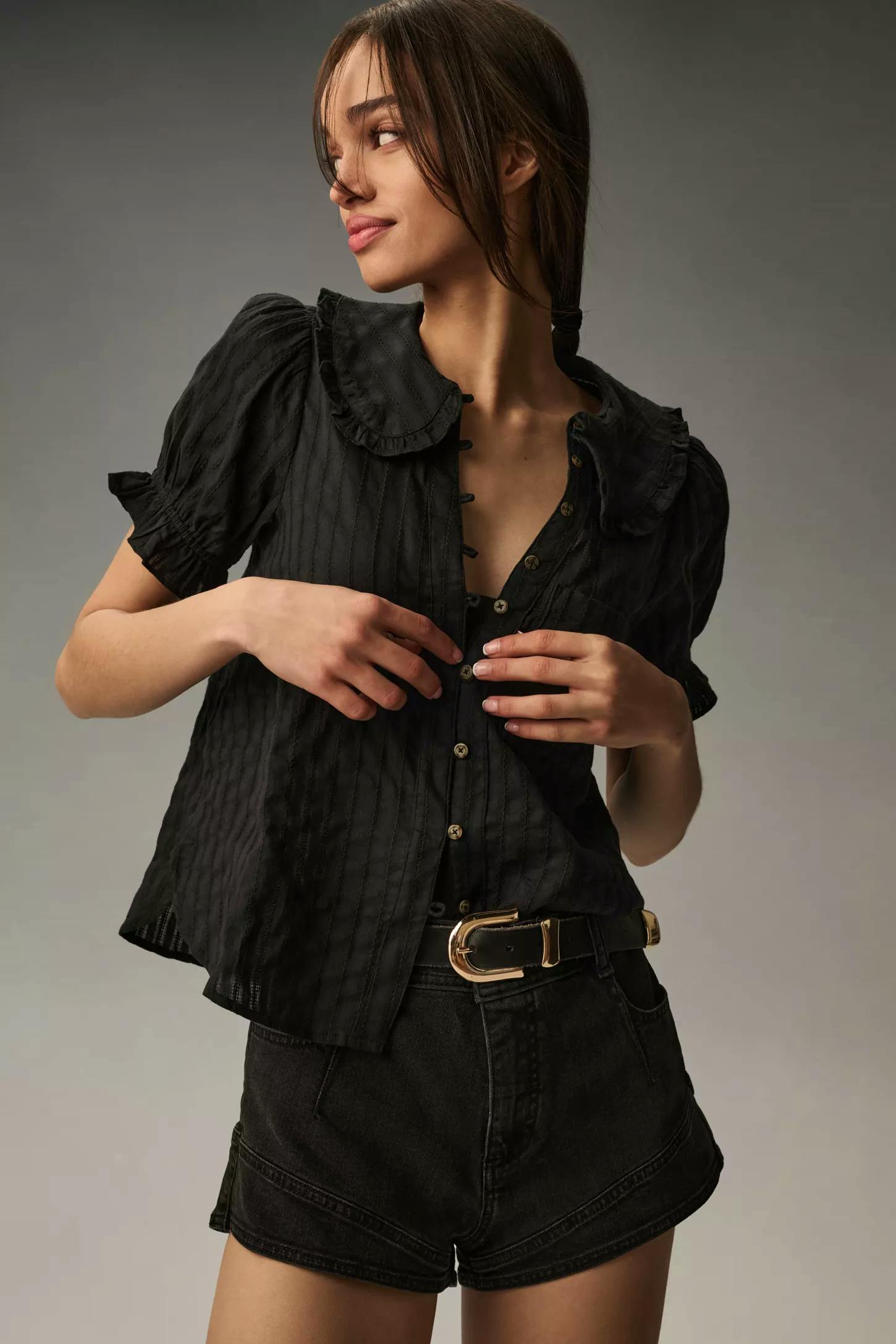 Anthropologie Pilcro Puff-Sleeve Blouse, £80