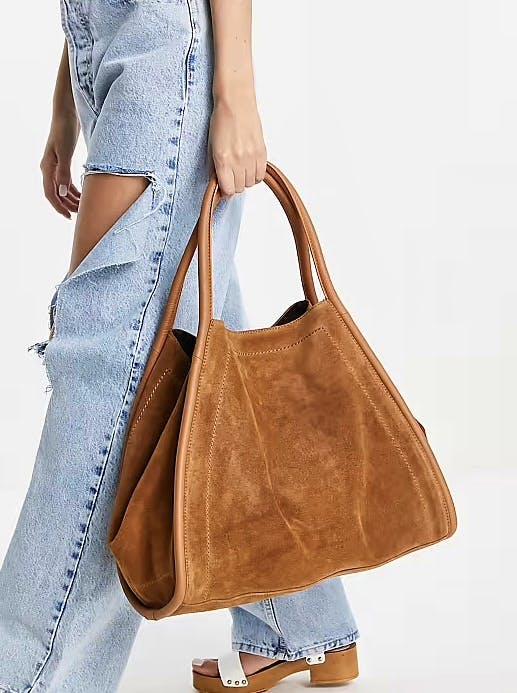 ASOS Suede Tote Bag, £50