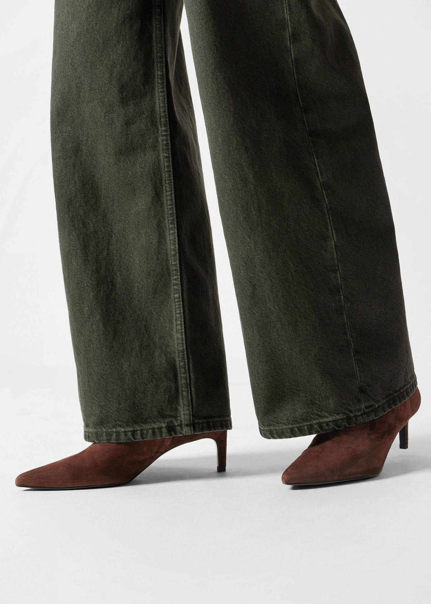 & Other Stories Suede Ankle Boots, £175