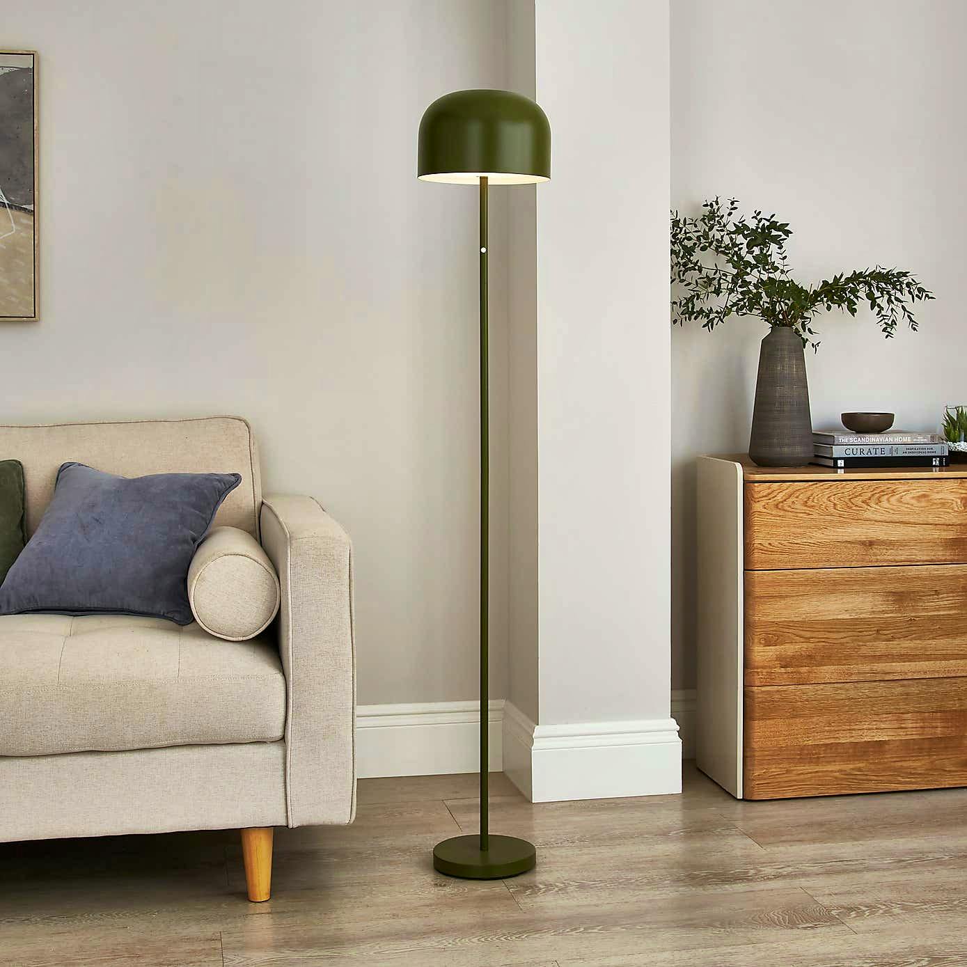 Dunelm Keko Rechargeable Touch Dimmable Floor Lamp, £50