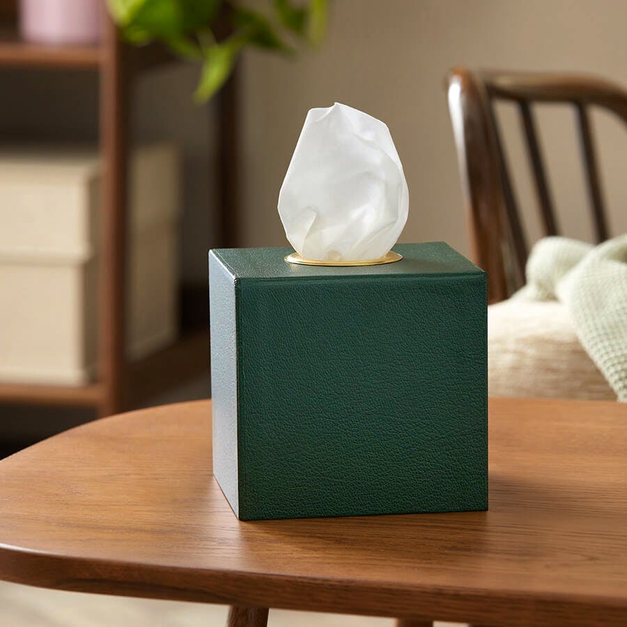 Harris & Jones Faux Leather Tissue Boxes, £28