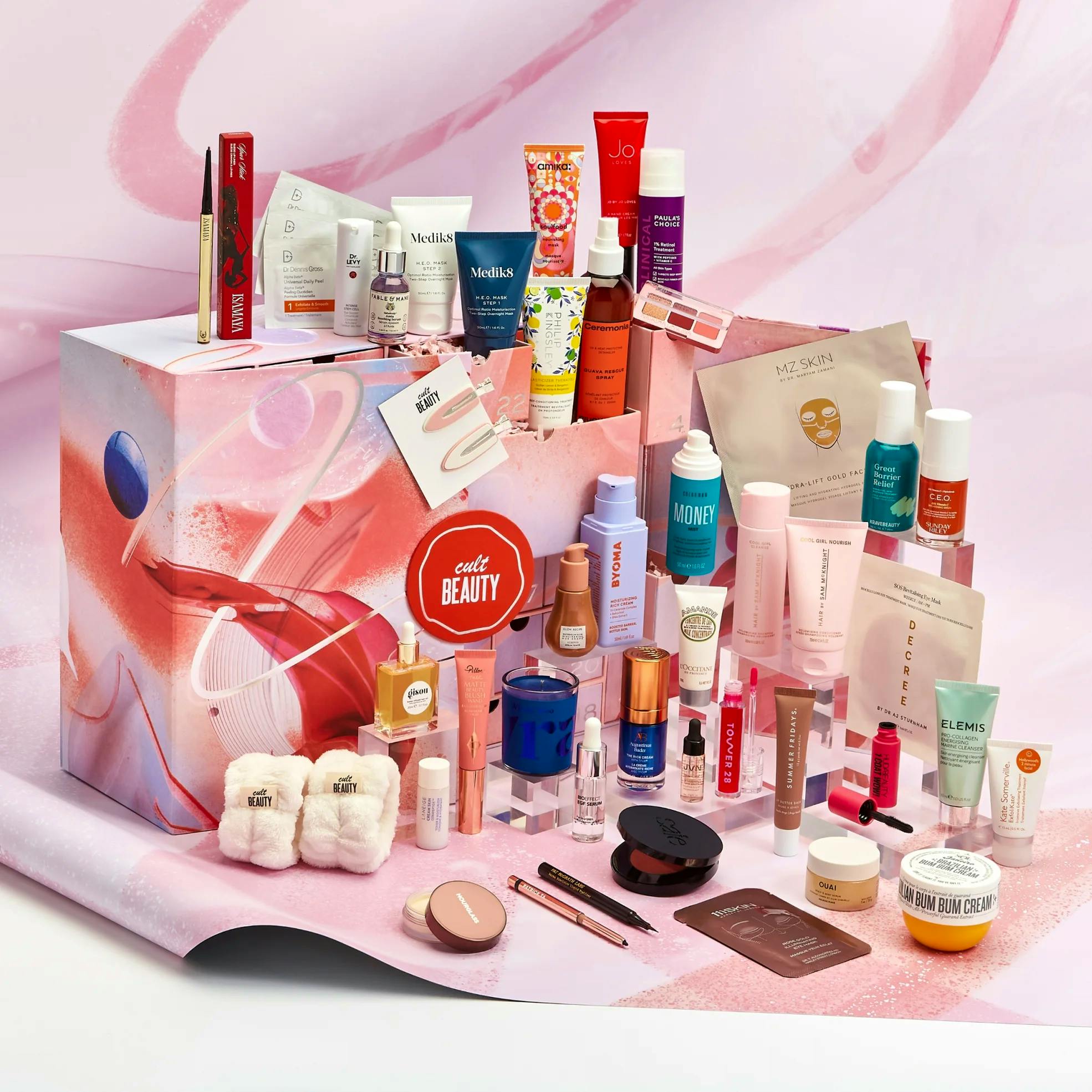 Cult Beauty Curated With Love Beauty Advent Calendar, £235 – Worth £1,100