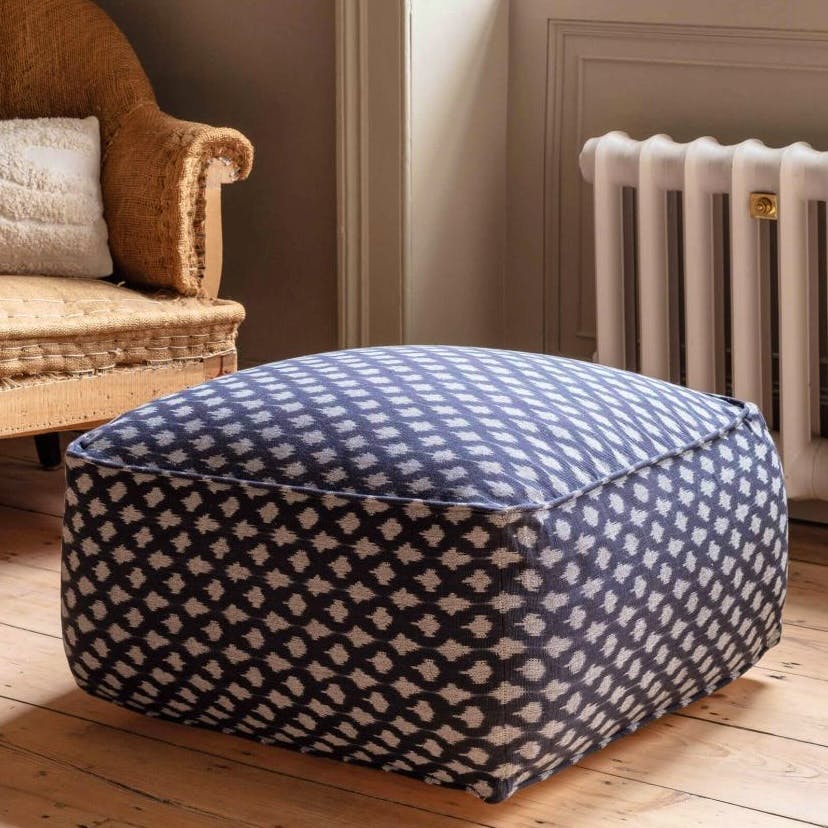 Graham & Green Ikat Pouffe, £235