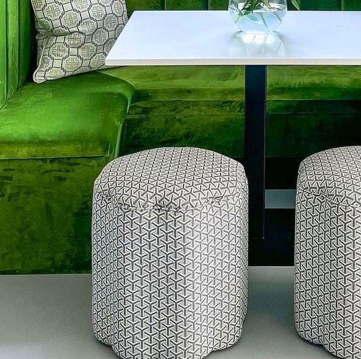 Andrew Martin Daisy Ottoman, £395