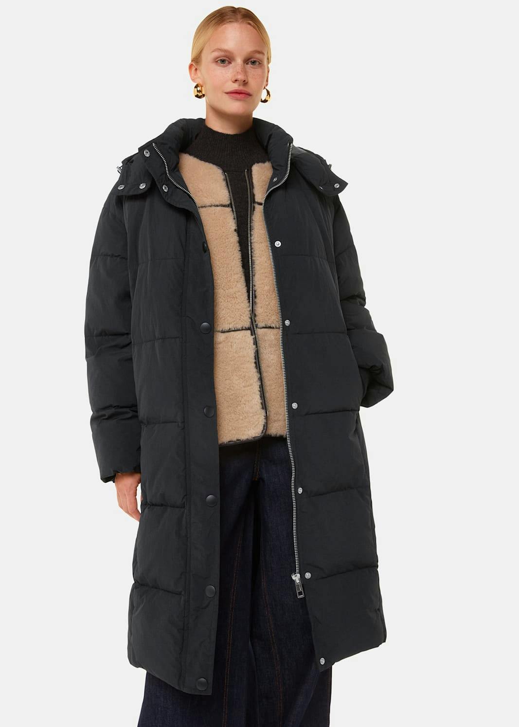 Whistles Una Puffa Coat, NOW £151.20