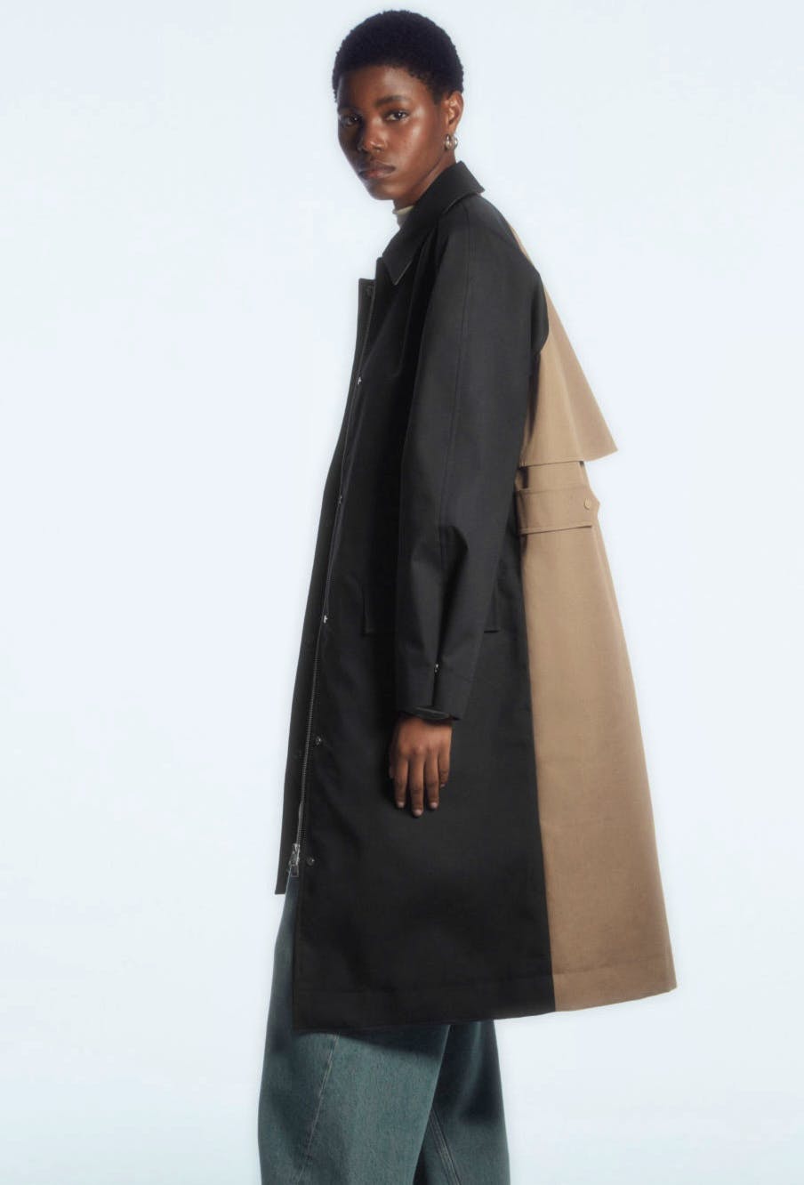 COS Colour Block Car Coat, £270