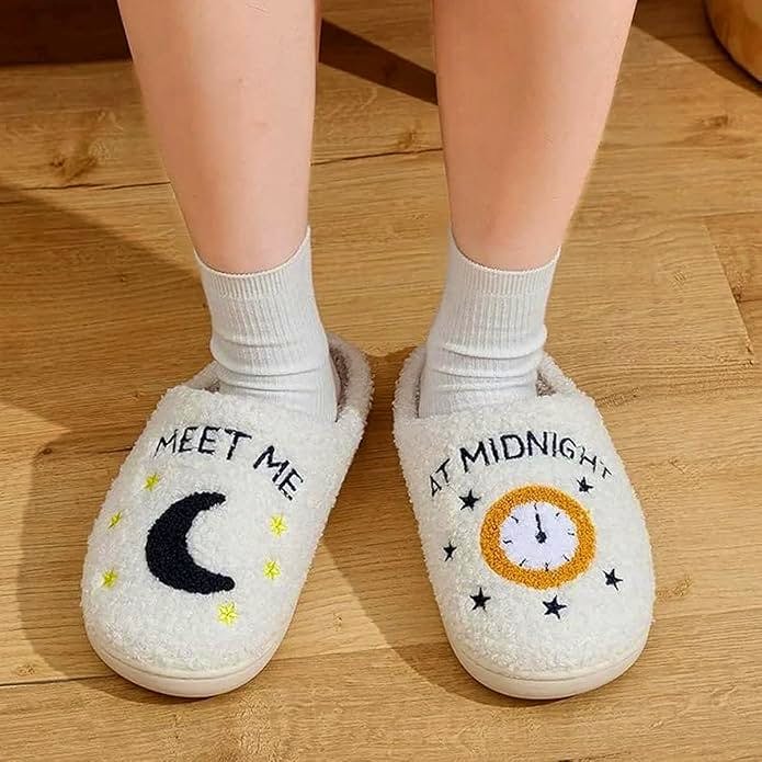 Amazon Feaolala Meet Me At Midnight Slippers, £9.98