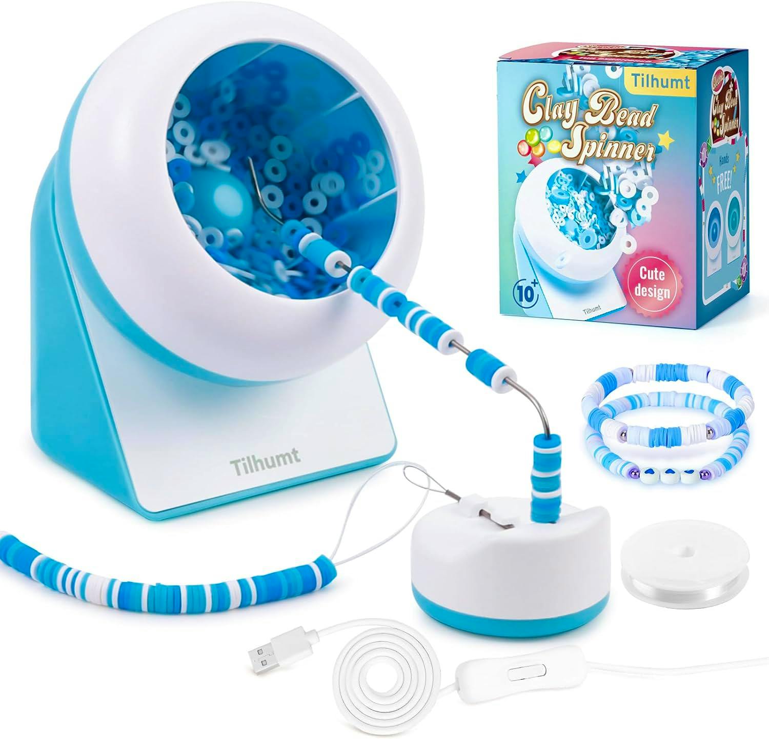 Amazon Tilhumt Electric Clay Bead Spinner For Bracelet Kit Making, £19.99