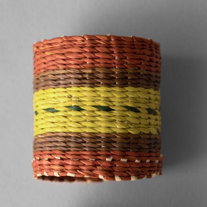 Toast Hand Woven Iraca Napkin Rings, £18