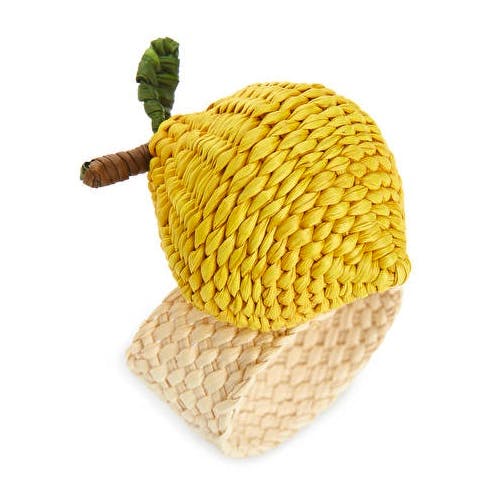 Arket Guanabana Lemon Woven Napkin Ring, £12 Each