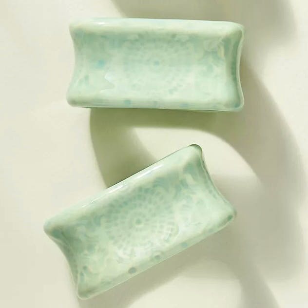 Anthropologie Old Havana Ceramic Napkin Rings, Set of 4, £56