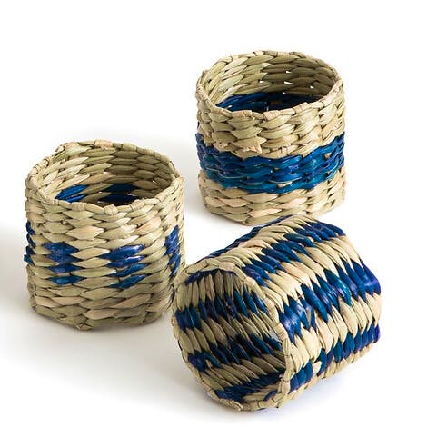 La Redoute Set of 4 Jakar Woven Grass Napkin Rings, £10