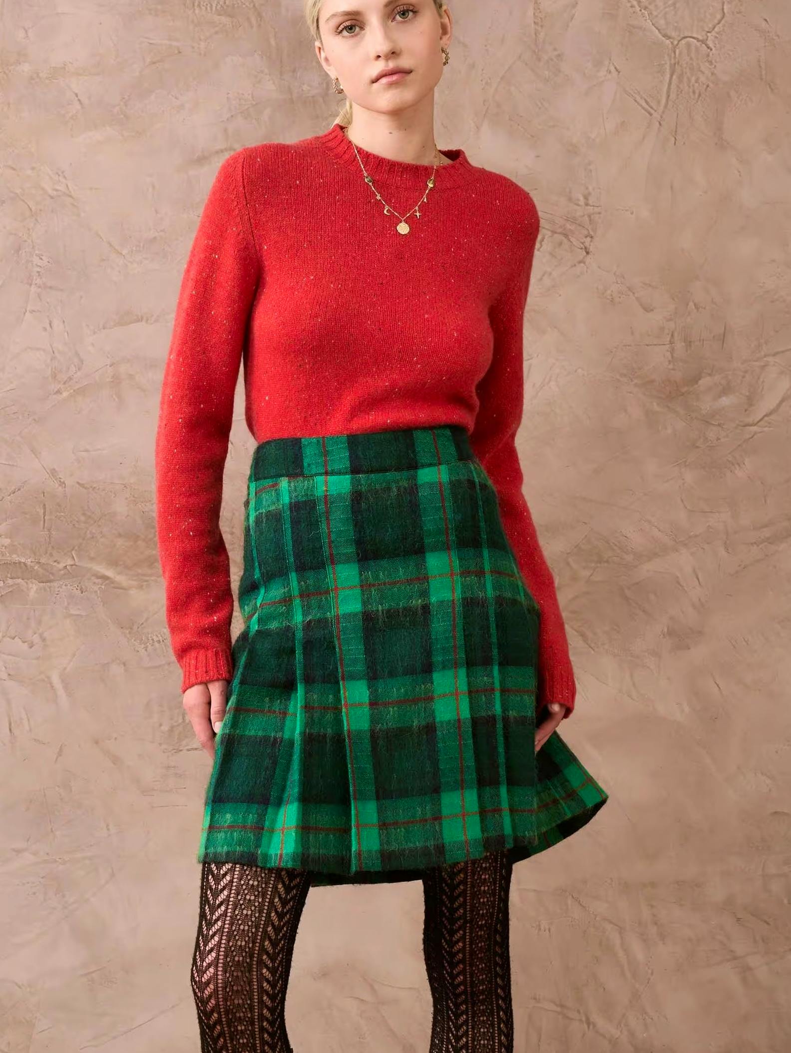 Brora Scottish Mohair Wool Kilt, £295
