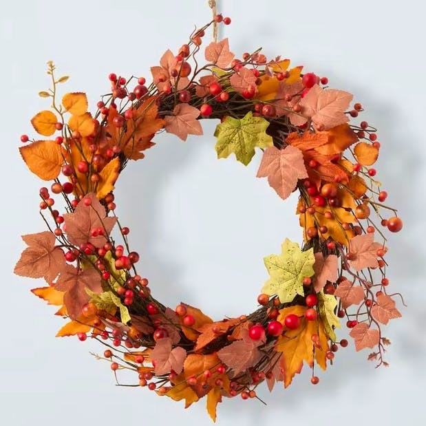 John Lewis Autumn Berry Wreath, £25