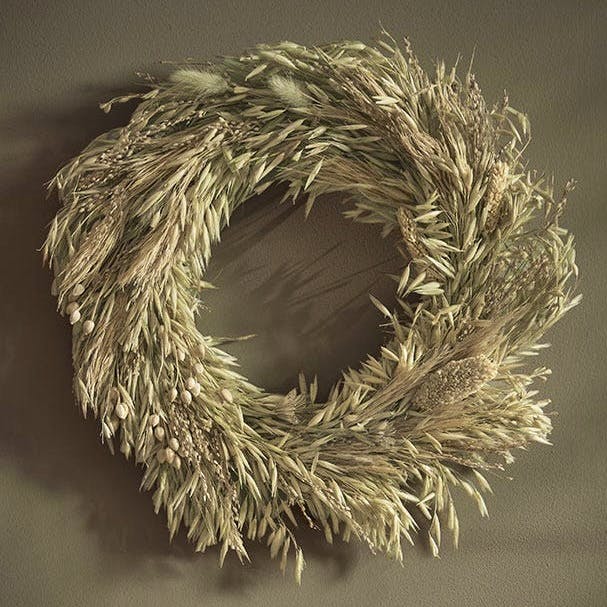 Cox & Cox Mixed Dried Grass Wreath, £65