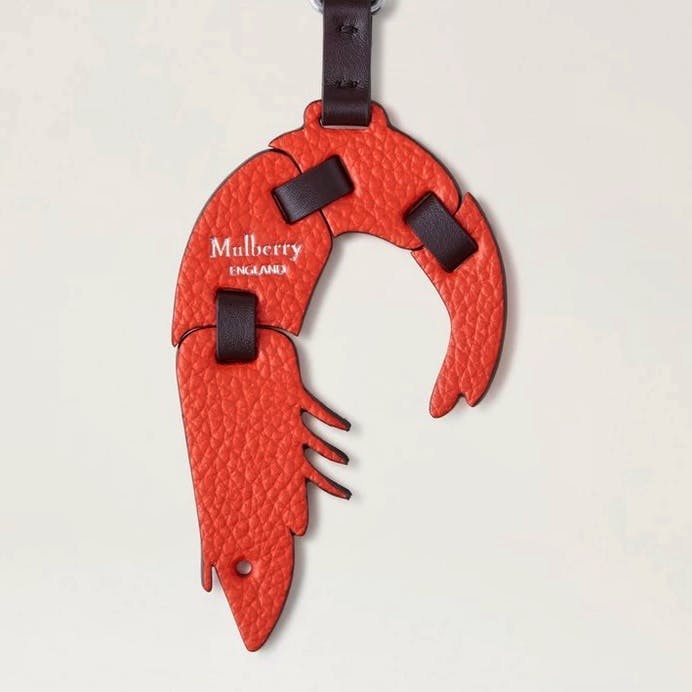 Mulberry Shrimp Charm, £195