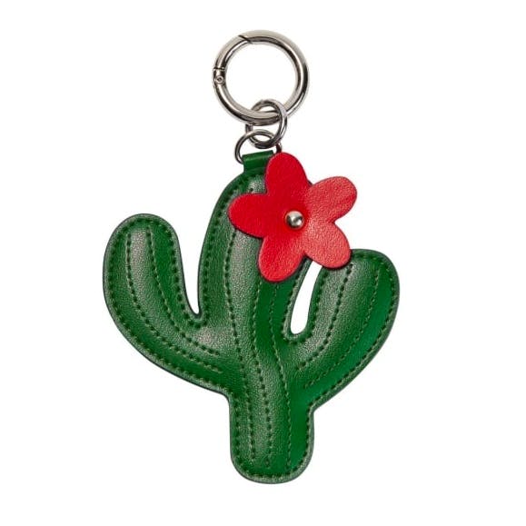 Wolf & Badger Leather Cactus Charm, £52
