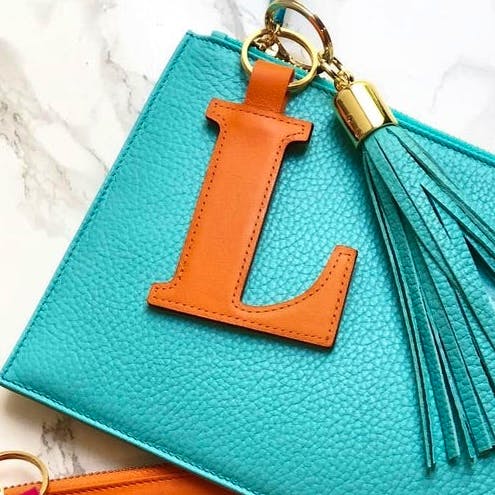 Noble MacMillan Tangerine Letter Charm, £65