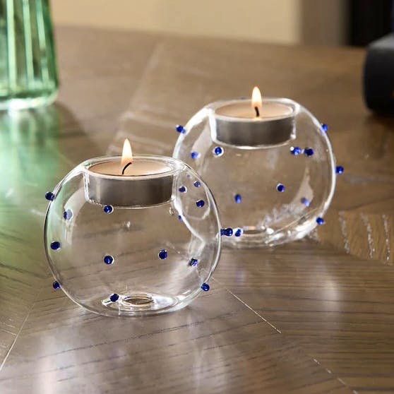 Next Nina Campbell Dotty Tealights, Set Of Two, £12