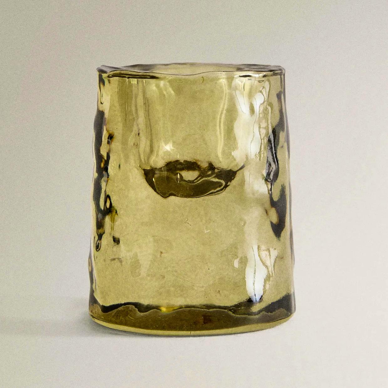 Zara Home Green Glass Candle Holder, £7.99