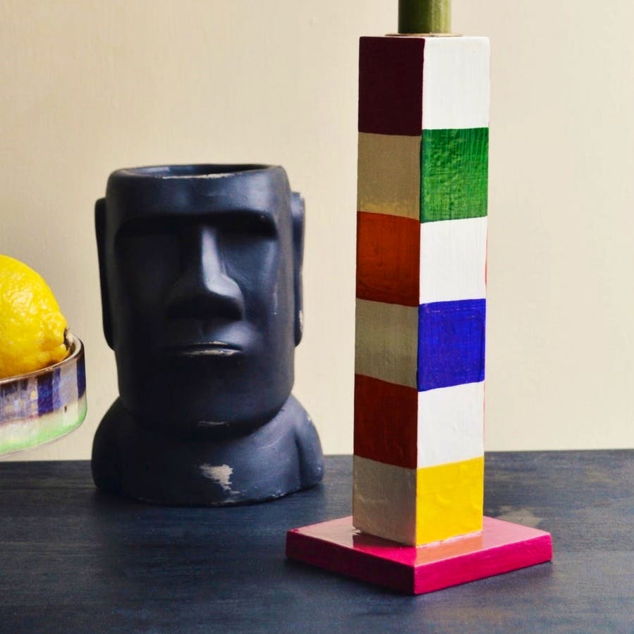 Spicer & Wood Checkered  Candle Holder, £35