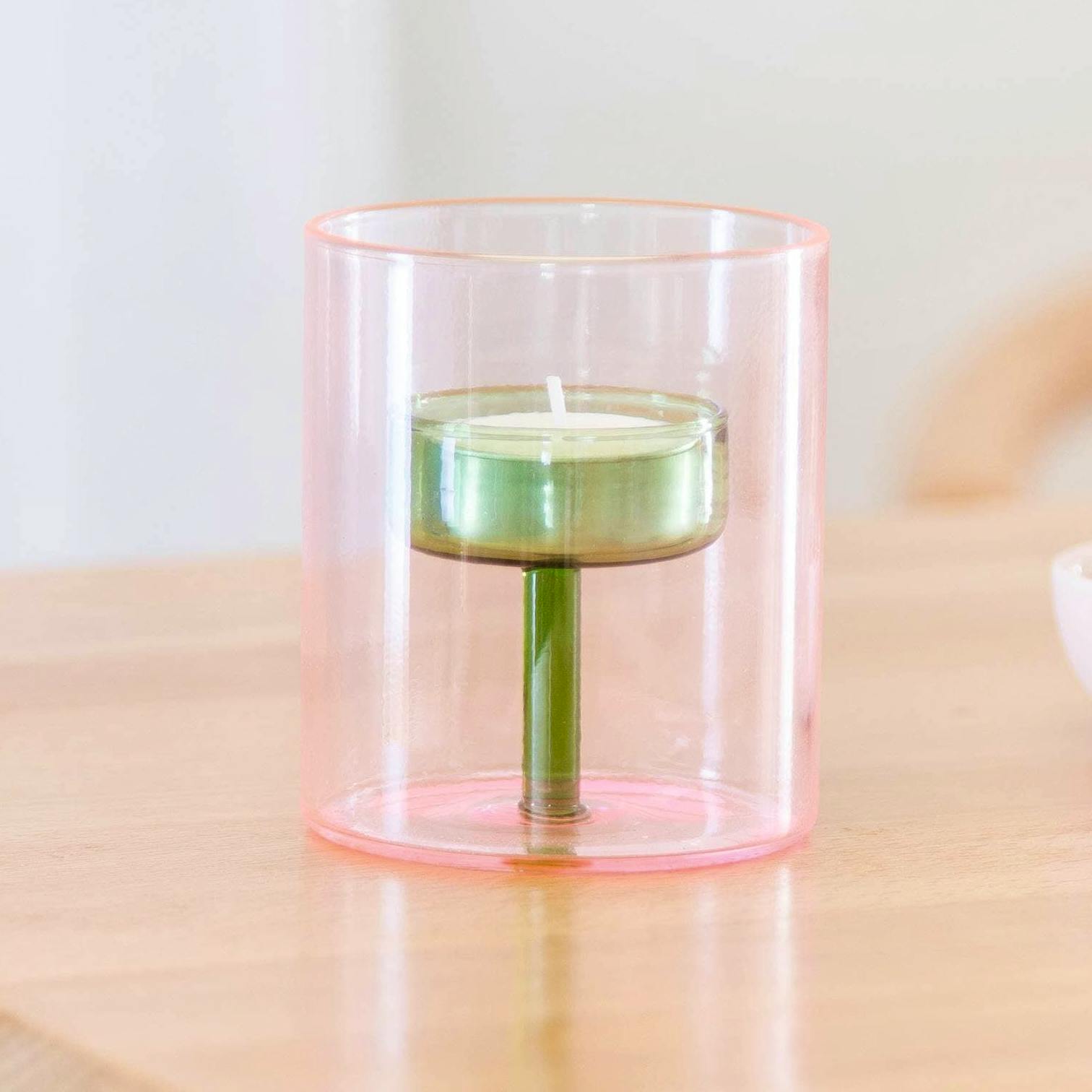 Block Design Tea Light Holder, £20