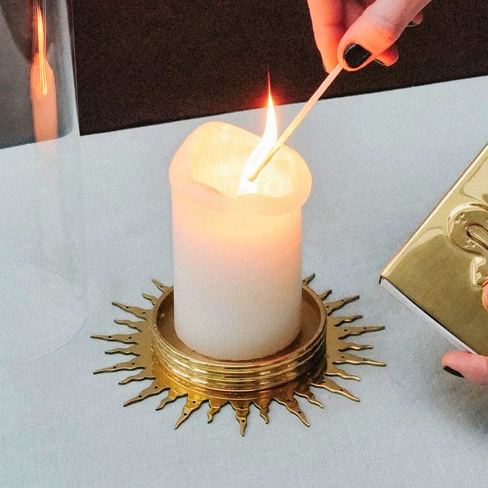 Matilda Goad Sunburst Candle Holder, £65