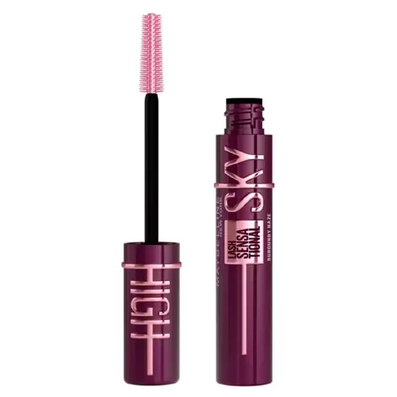 Maybelline Sensation Sky High Mascara in Burgundy Haze, £10