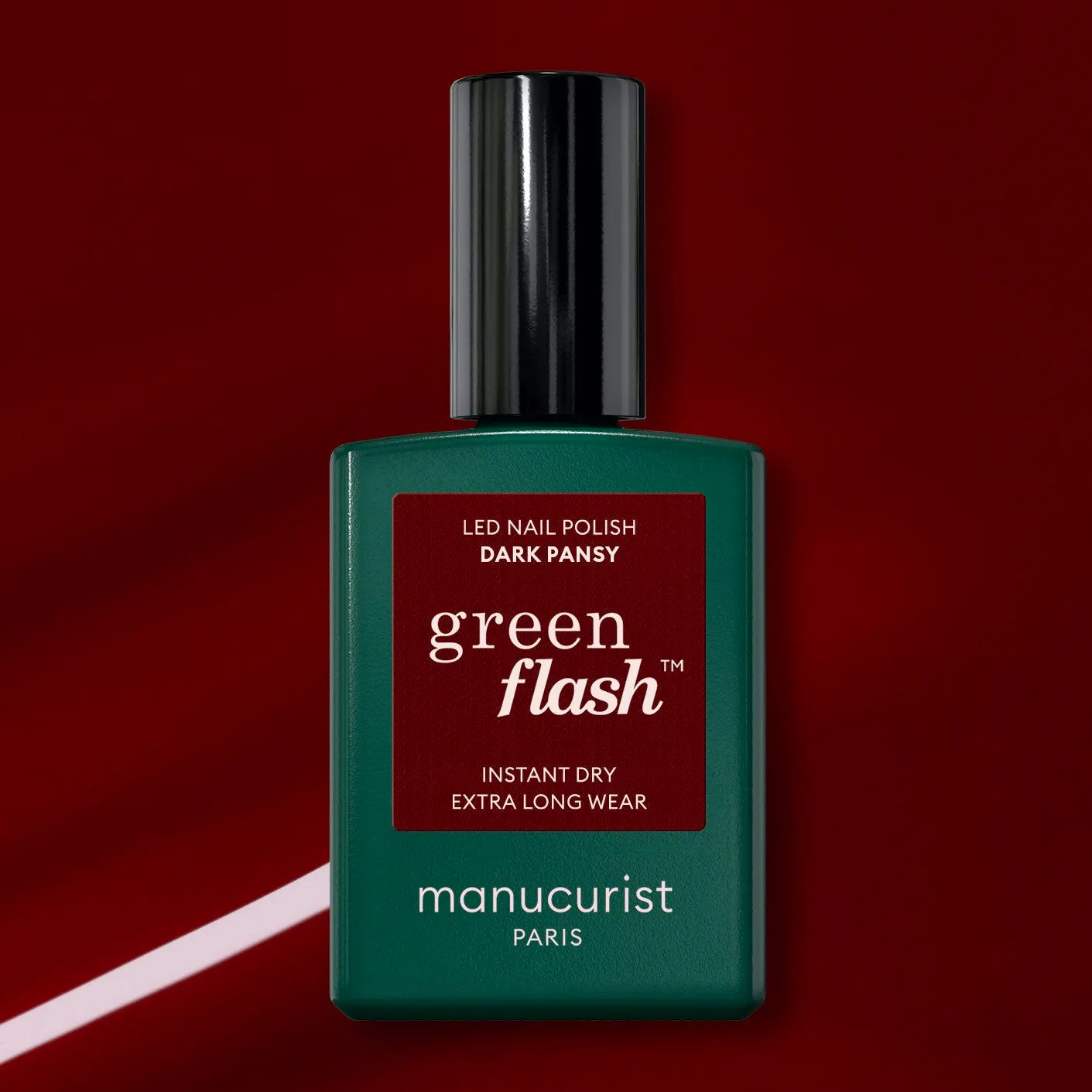 The Manicurist Greenflash Nail Polish in Dark Pansy, £14