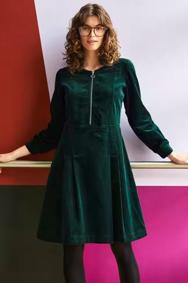 Brora Corduroy Zip Up Dress, £249