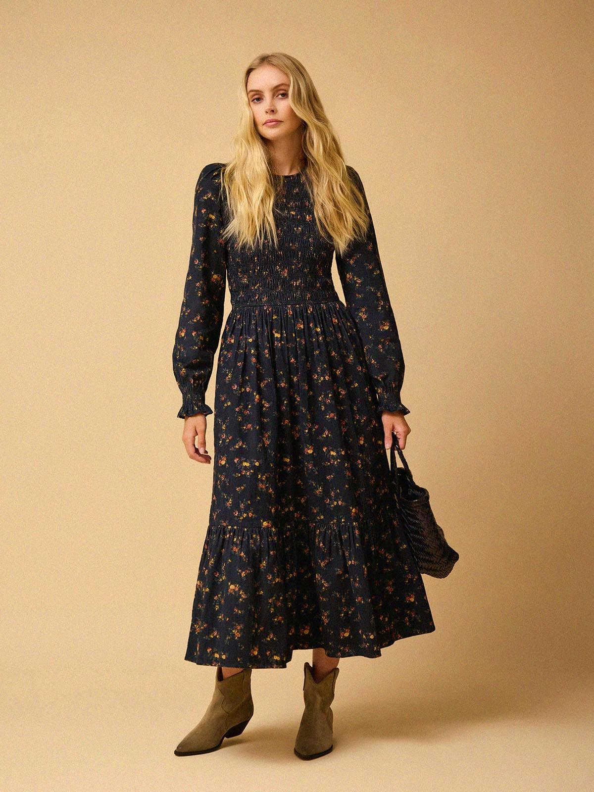 Iris Frances Printed Cord Dress, £210