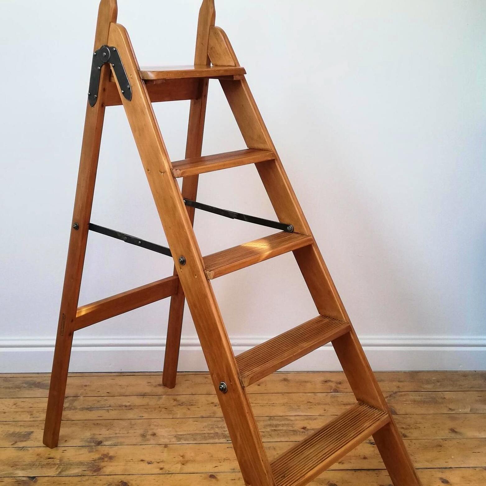 Etsy Antique Edwardian Pioneer Library/Industrial Step Ladders, £18