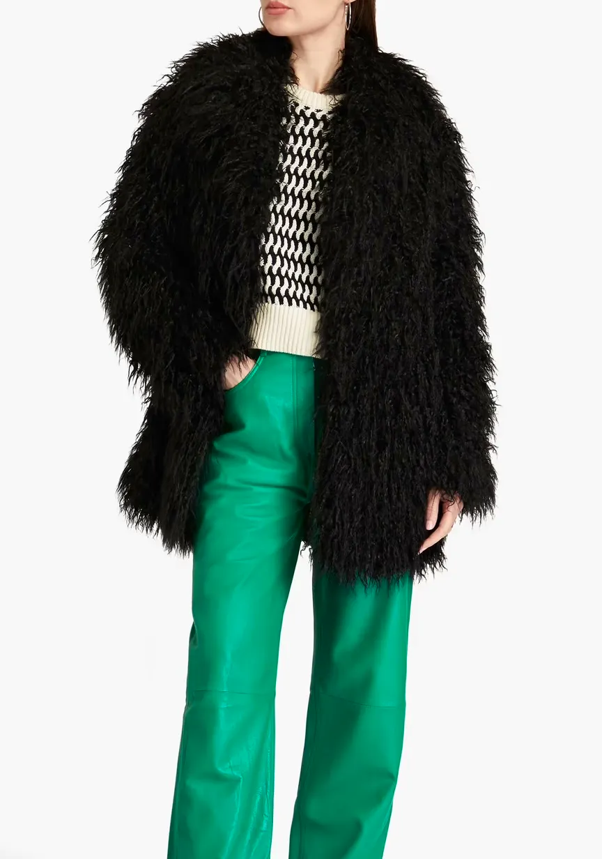 Stand Studio Janice Faux Fur Jacket, £159 (Was £529)