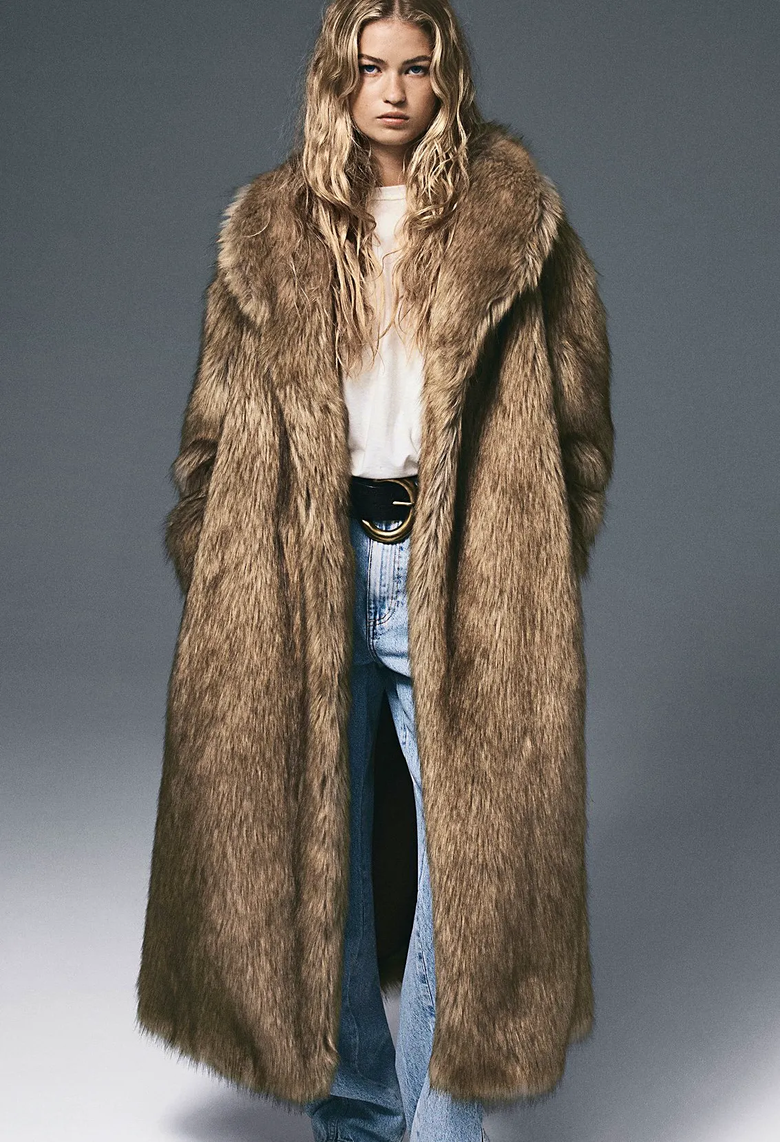 Free People Annice Faux Fur Coat, £268