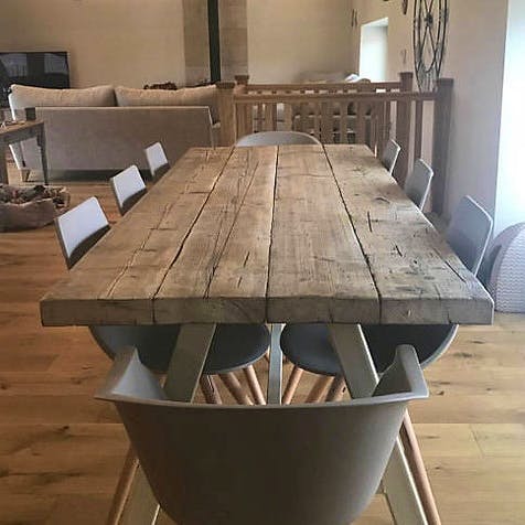 RCC Furniture Reclaimed Industrial Chic A-Frame 6-8 Seater, £609.99