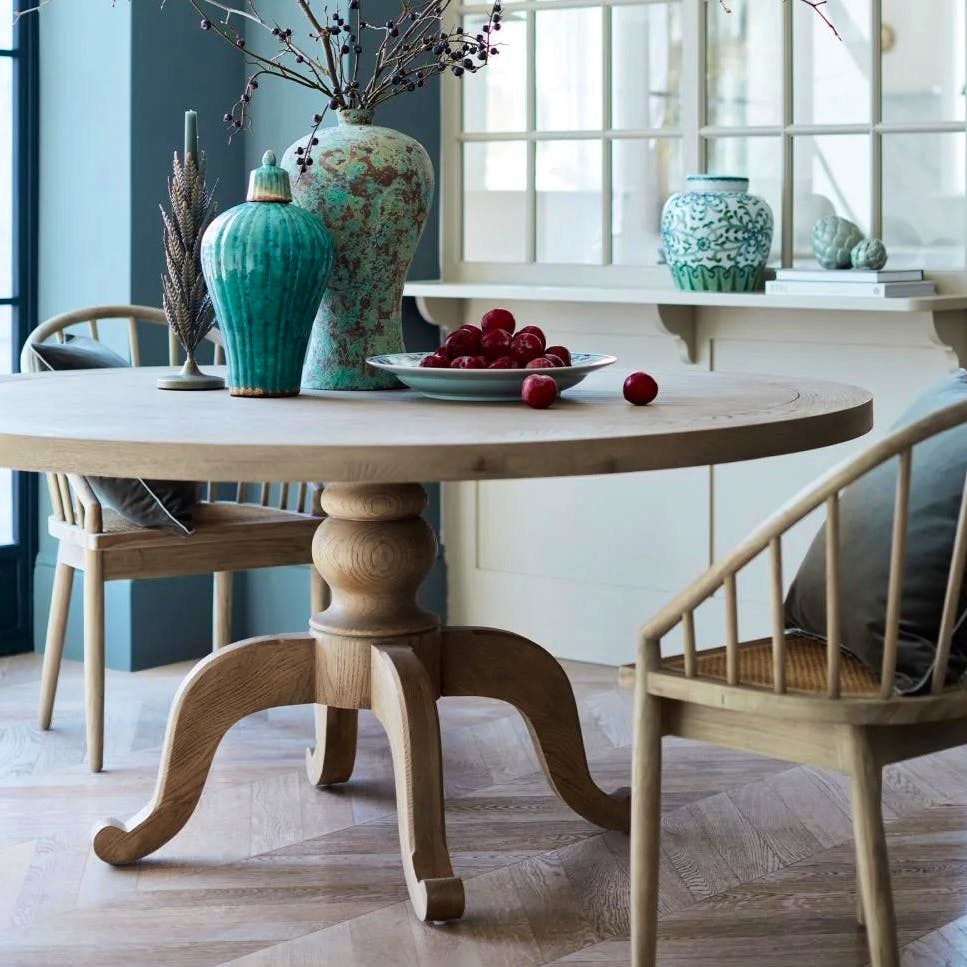 OKA Large Round Arthur Dining Table, £2,995