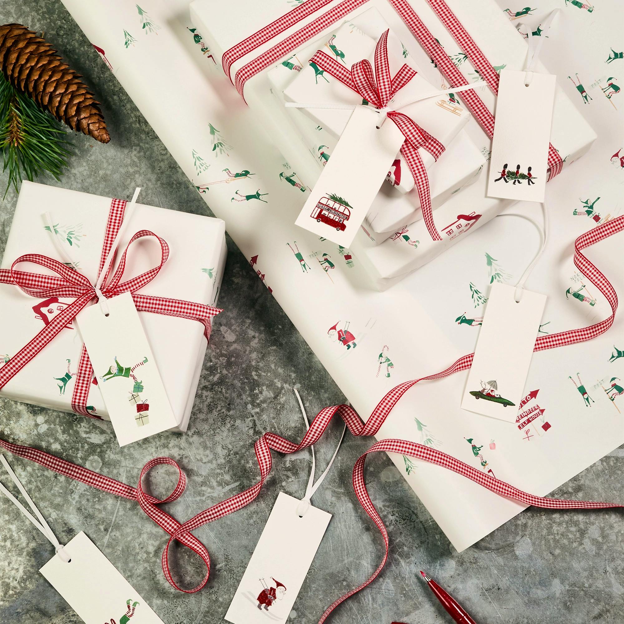 Naughty Elves Wrapping Paper £16