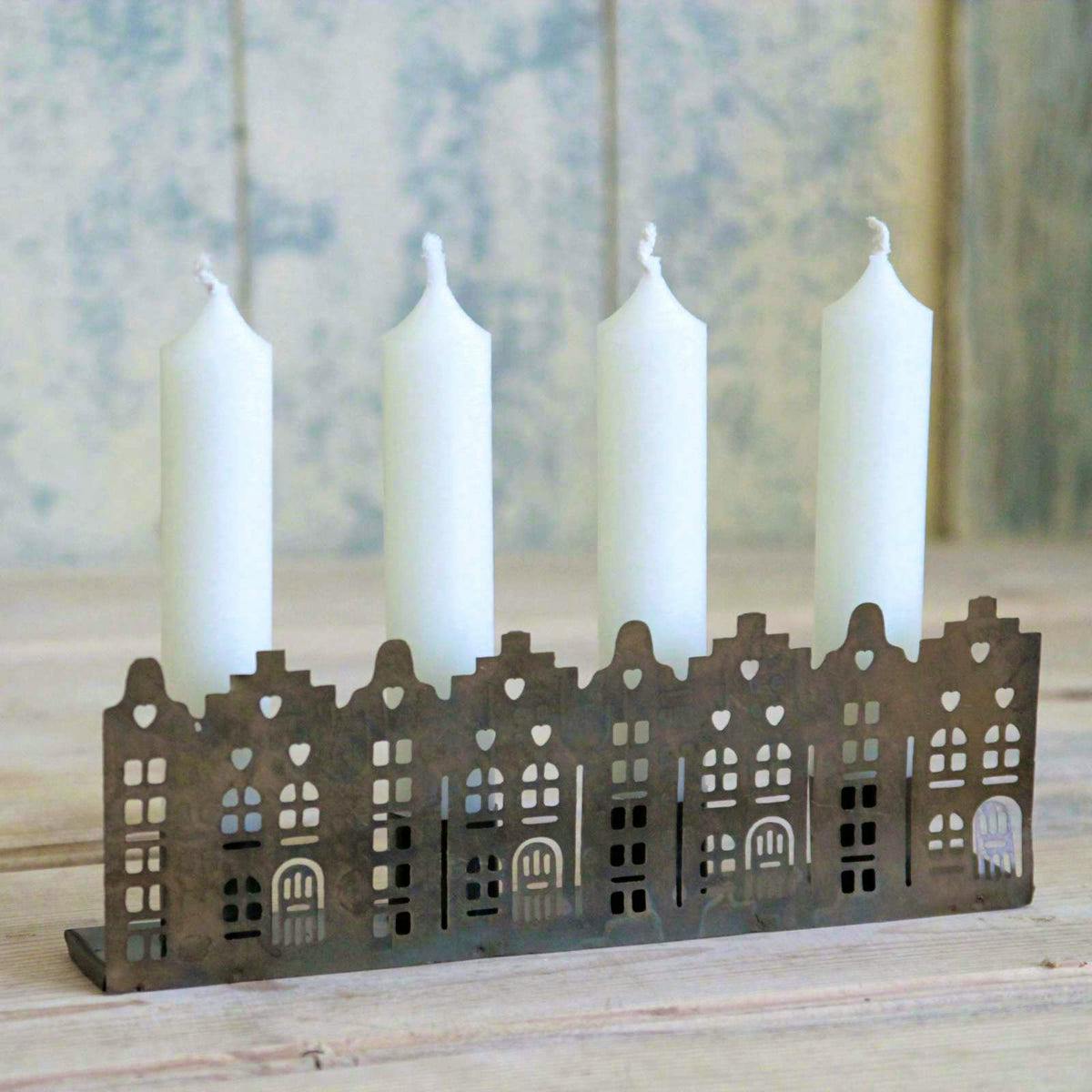 Row Of Houses Candleholder £9.95
