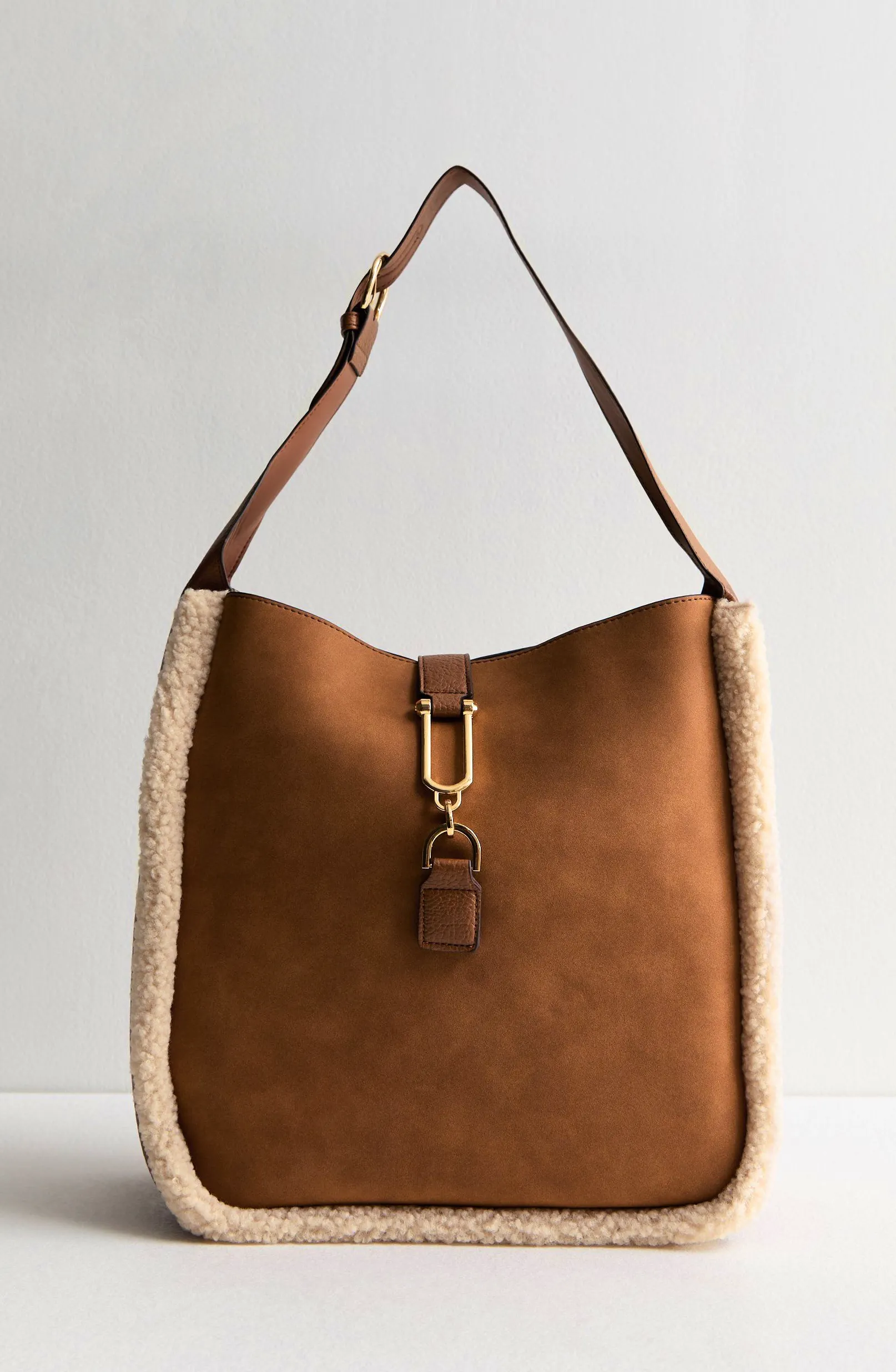 New Look Tan Borg Tim Link Hobo Bag, £28