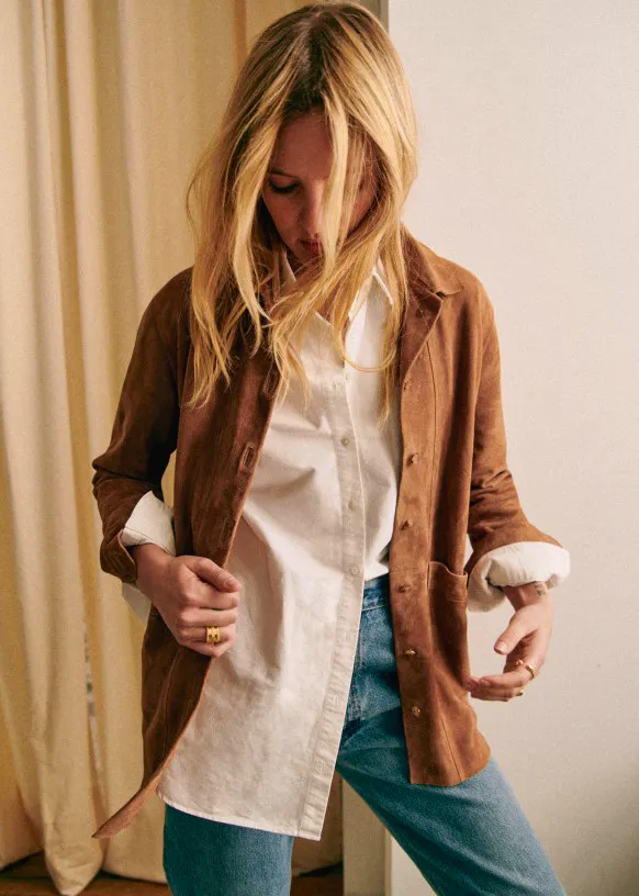 Sezane Will Suede Jacket, £225