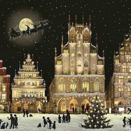 Calendar Club Christmas Lights Cityscape Advent Calendar, £7.99