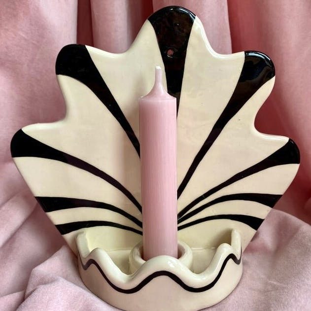 Minnie-Mae Studio Classical Shell Candle Sconce, From £90