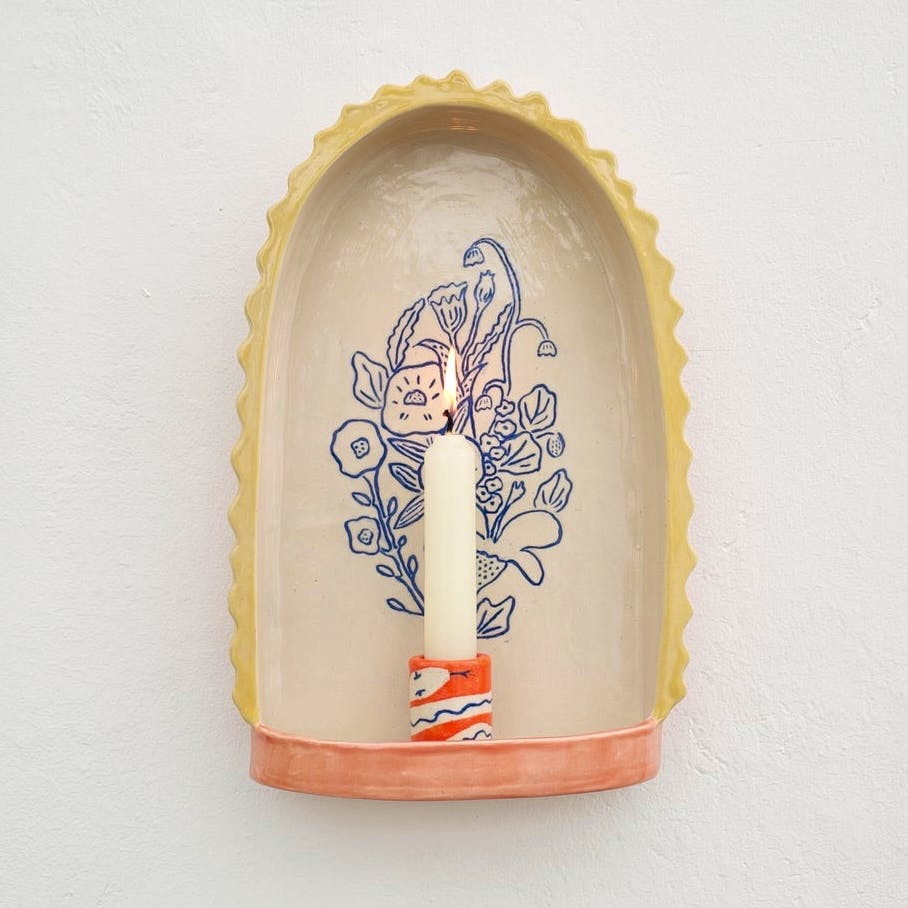 Kalina Woods Ceramics Candle Sconce, £180